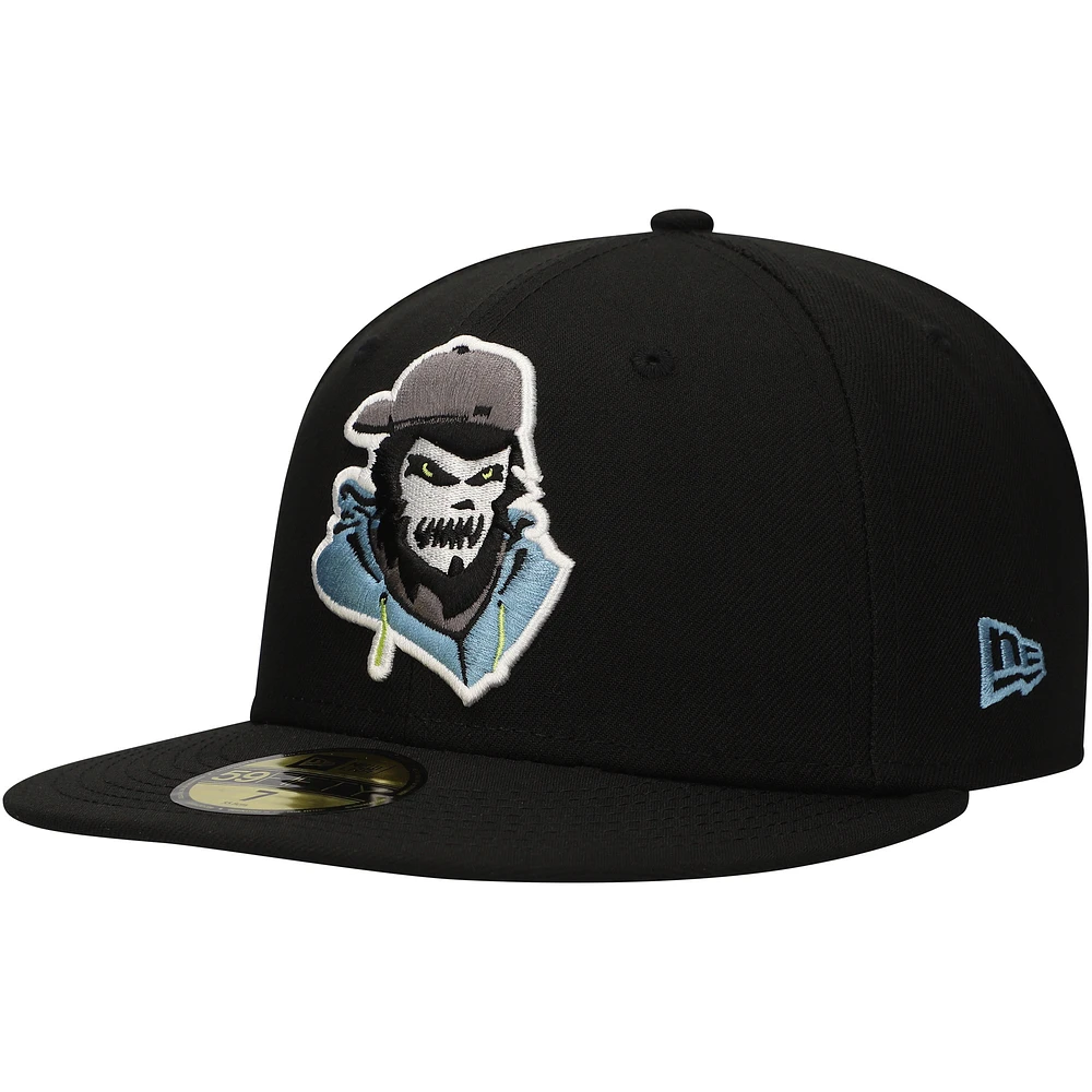 Men's New Era Black Cucuys de San Bernardino Copa la Diversión 59FIFTY Fitted Hat