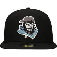 Men's New Era Black Cucuys de San Bernardino Copa la Diversión 59FIFTY Fitted Hat