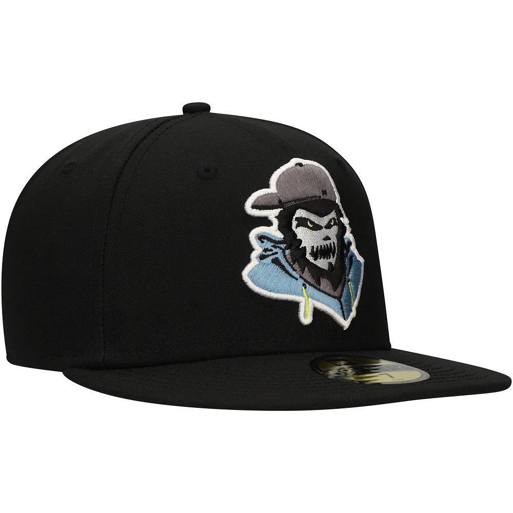 Men's New Era Black Cucuys de San Bernardino Copa la Diversión 59FIFTY Fitted Hat