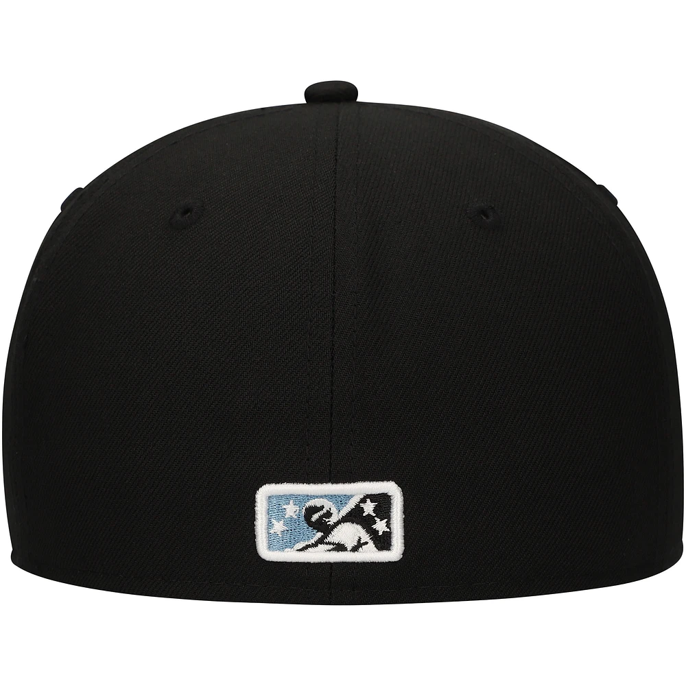 Men's New Era Black Cucuys de San Bernardino Copa la Diversión 59FIFTY Fitted Hat