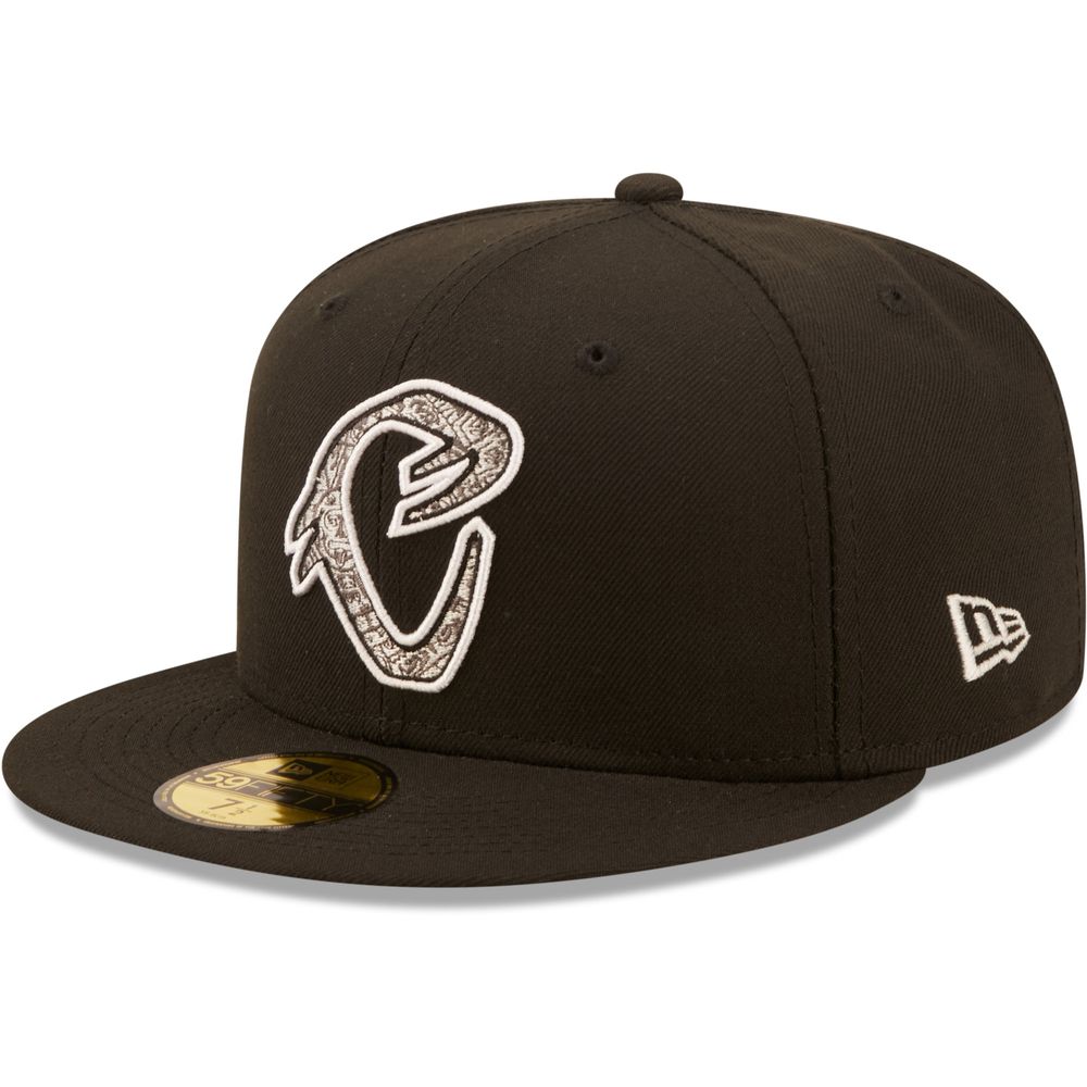 Men's New Era Black Cucuys De San Bernardino Copa La Diversion Team 59FIFTY Fitted Hat