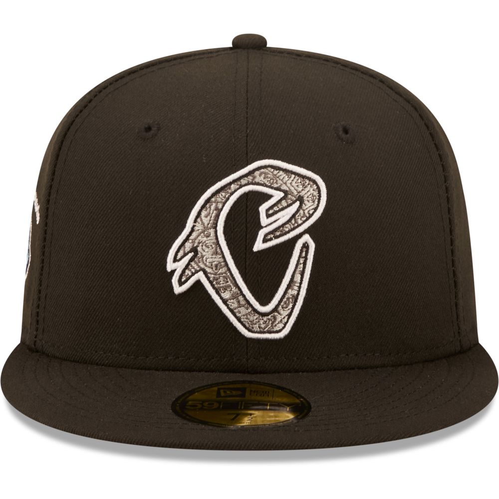 Men's New Era Black Cucuys De San Bernardino Copa La Diversion Team 59FIFTY Fitted Hat