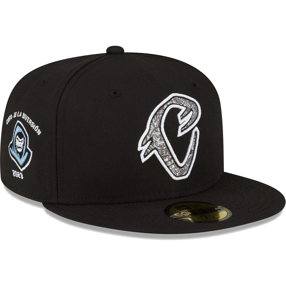 Men's New Era Black Inland Empire 66ers Copa De La Diversion 59FIFTY Fitted Hat