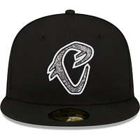 Men's New Era Black Inland Empire 66ers Copa De La Diversion 59FIFTY Fitted Hat