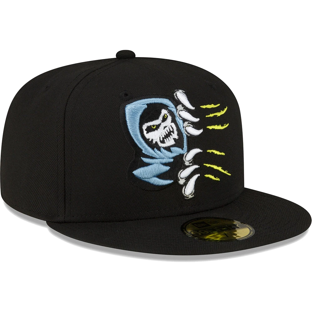 Men's New Era Black Inland Empire 66ers Copa De La Diversion 59FIFTY Fitted Hat