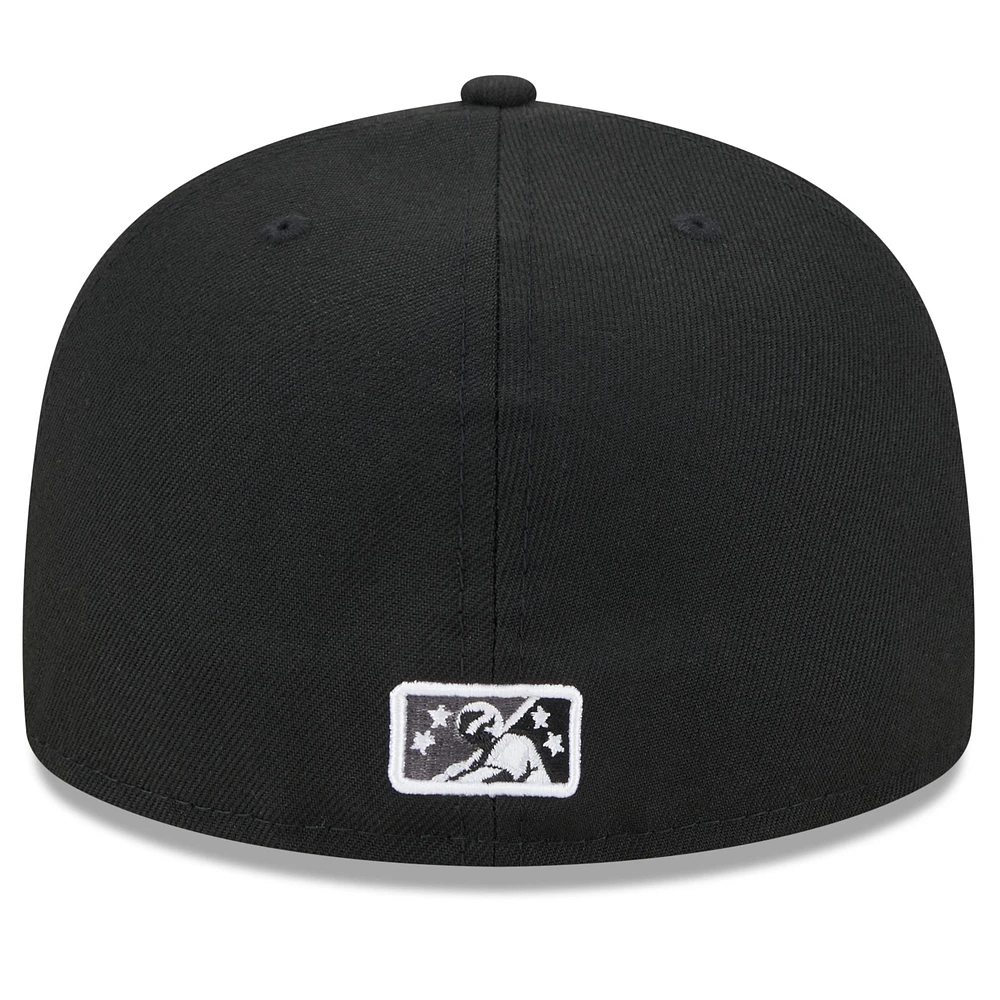 Casquette ajustée Fontana 59FIFTY pour homme New Era Inland Empire 66ers Theme Nights noire