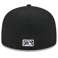 Men's New Era Black Inland Empire 66ers Theme Nights Fontana  59FIFTY Fitted Hat