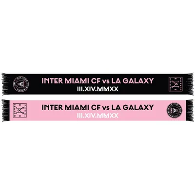 Inter Miami CF Inaugural Match Scarf - Black/Pink