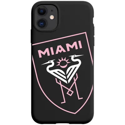Inter Miami CF iPhone Tilted Shield Matte Case - Black