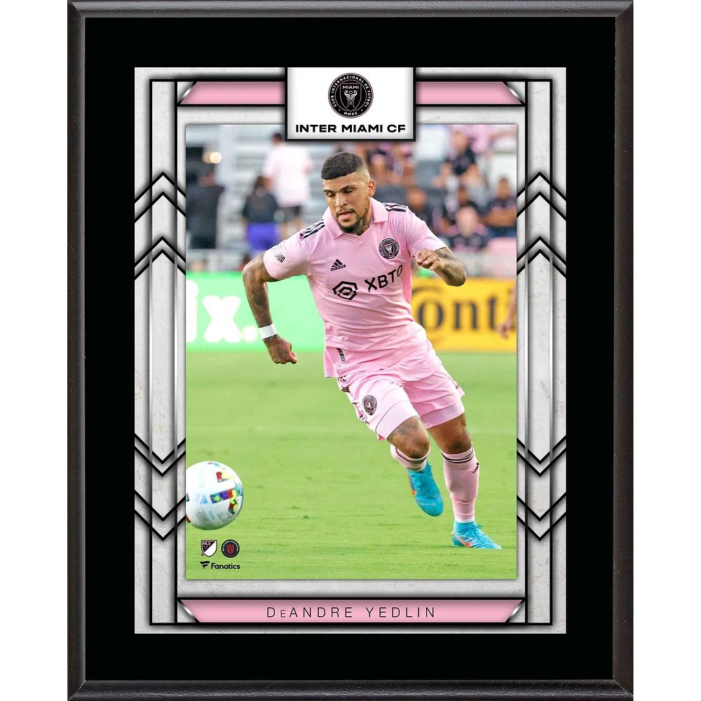 Plaque de joueur sublimée DeAndre Yedlin Inter Miami CF 10,5" x 13"