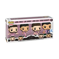 Funko Jordi Alba, Sergio Busquets, Luis Suarez, Lionel Messi Inter Miami CF Pop! 4-Pack Vinyl Figure Set