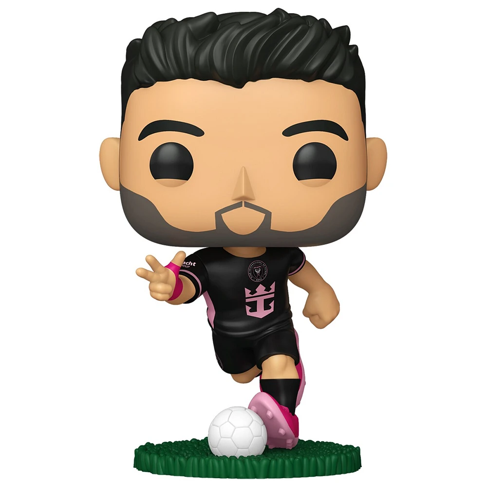 Figurine en vinyle Funko Luis Suarez Inter Miami CF #2, maillot secondaire Pop!