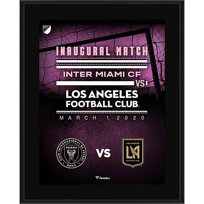 Inter Miami CF 10.5" x 13" Inaugural Game Sublimated Plaque
