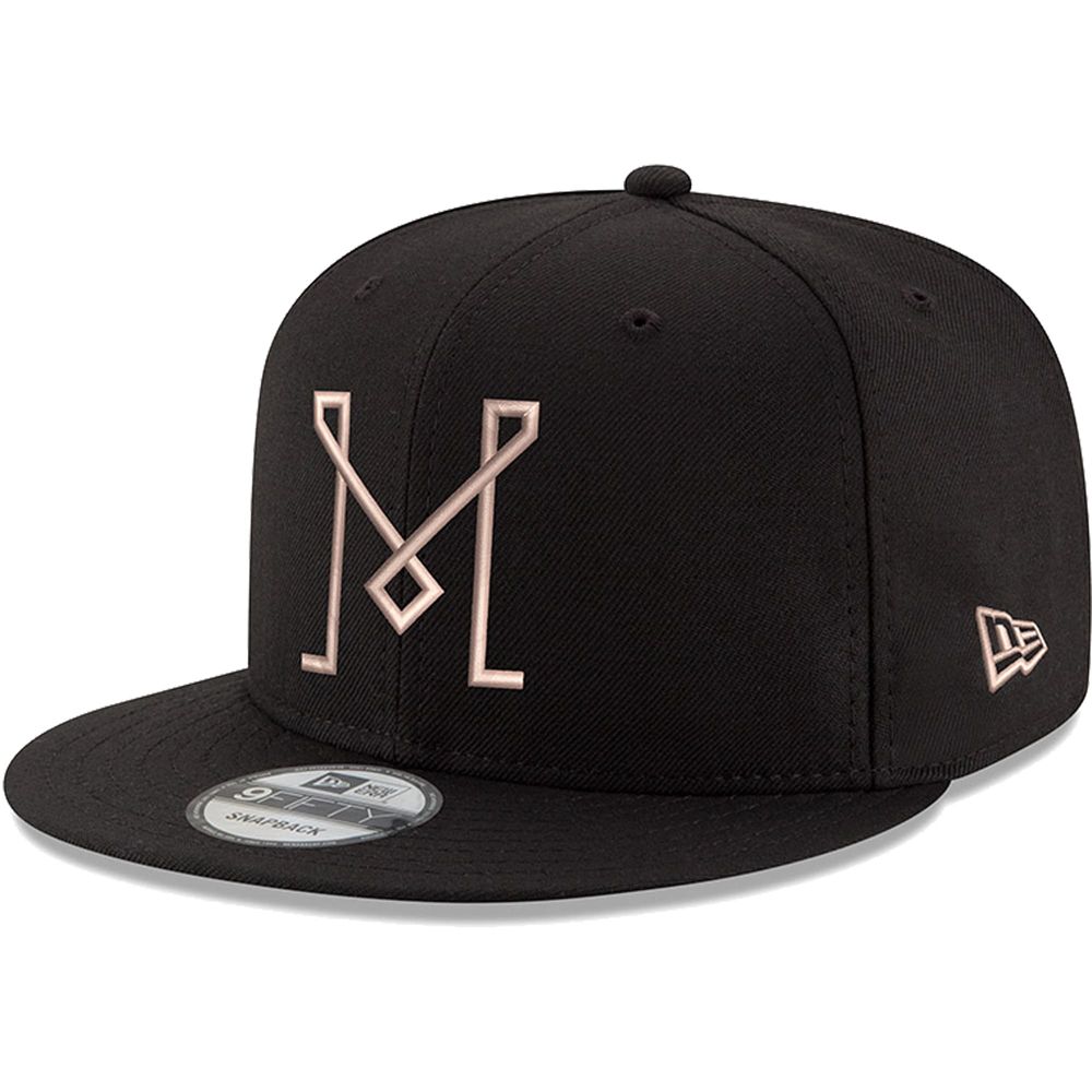 Inter Miami CF New Era 9FIFTY Adjustable Snapback Hat - Black