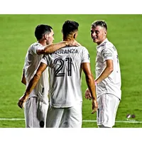 Gareth Bale LAFC Unsigned First MLS Goal Celebration Photograph