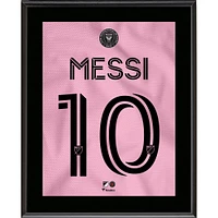 Lionel Messi Inter Miami CF 10.5" x 13" Sublimated Jersey Plaque