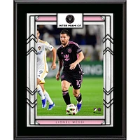 Plaque de joueur sublimée Lionel Messi Inter Miami CF 10,5" x 13"