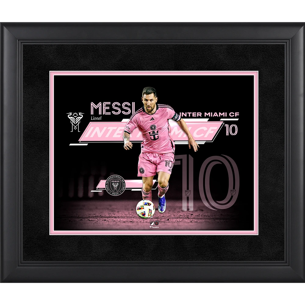 Lionel Messi Inter Miami CF Framed 11" x 14" Collage