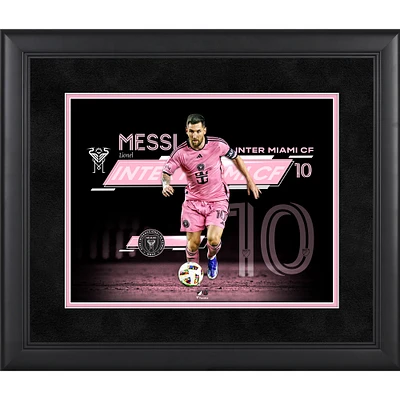 Lionel Messi Inter Miami CF Framed 11" x 14" Collage