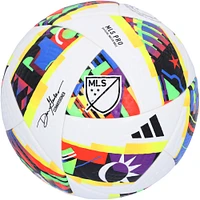Lionel Messi, Luis Suarez & Sergio Busquets Inter Miami CF Autographed 2024 adidas MLS Match Soccer Ball