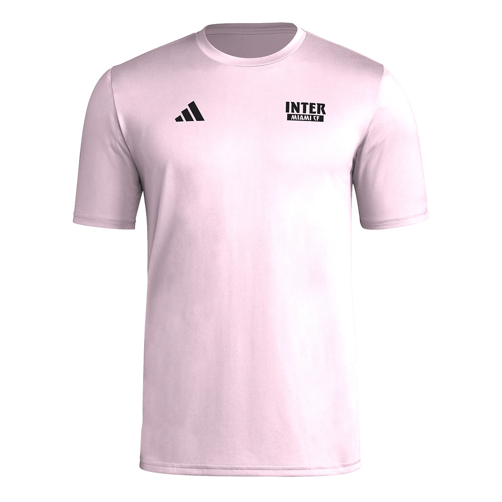 Men's adidas Light Pink Inter Miami CF Local Wrap T-Shirt