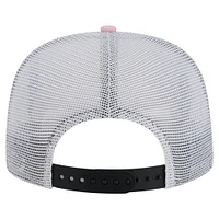 Men's New Era  Black/Light Pink Inter Miami CF Tie-Dye Adjustable Golfer Hat