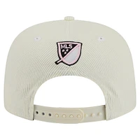 Men's New Era  Cream Inter Miami CF 2025 Kickoff Snapback Golfer Hat