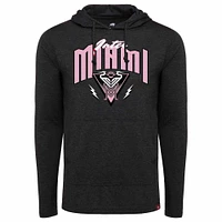 Men's Sportiqe  Black Inter Miami CF Distressed Rowan Pullover Hoodie