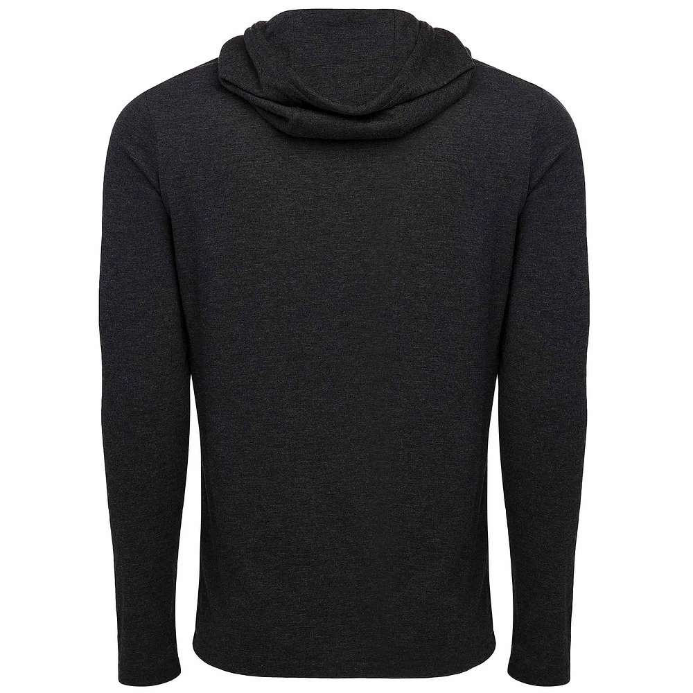 Men's Sportiqe  Black Inter Miami CF Distressed Rowan Pullover Hoodie