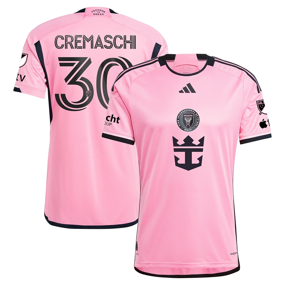 Men's adidas Benjamin Cremaschi Pink Inter Miami CF 2024 2getherness Authentic Player Jersey