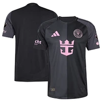 Maillot authentique adidas Inter Miami CF 2025 The Fortitude Kit pour homme noir