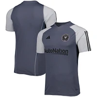 Maillot d'entraînement sur le terrain adidas Inter Miami CF 2023 pour homme, gris