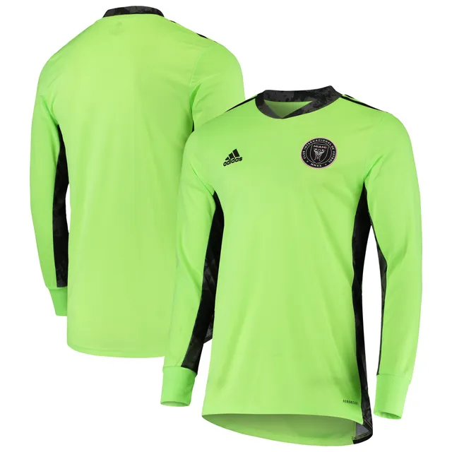 Men's adidas Originals Green Manchester United 90 Goalkeeper Replica Jersey