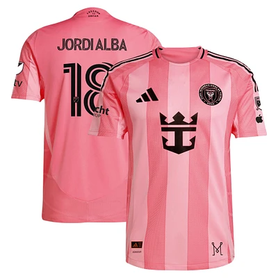 Men's adidas Jordi Alba Light Pink Inter Miami CF 2025 Euforia Authentic Player Jersey
