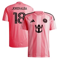 Men's adidas Jordi Alba Light Pink Inter Miami CF 2025 Euforia Replica Player Jersey