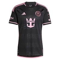 Men's adidas Jordi Alba Ramos Black Inter Miami CF 2024 La Noche Authentic Player Jersey