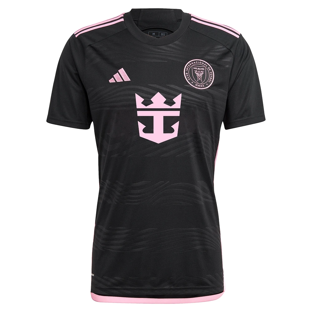 Maillot de joueur adidas Jordi Alba Ramos noir Inter Miami CF 2024 La Noche Replica pour homme