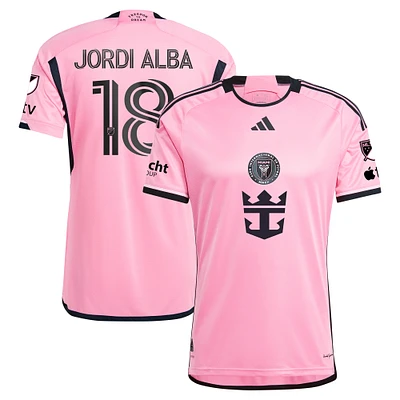 Maillot de joueur authentique rose Jordi Alba Ramos Inter Miami CF 2024 2getherness pour homme