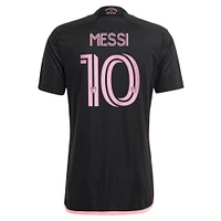 Maillot de joueur adidas Lionel Messi noir Inter Miami CF 2024 La Noche Replica pour homme