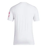 T-shirt adidas Lionel Messi Vice blanc pour hommes