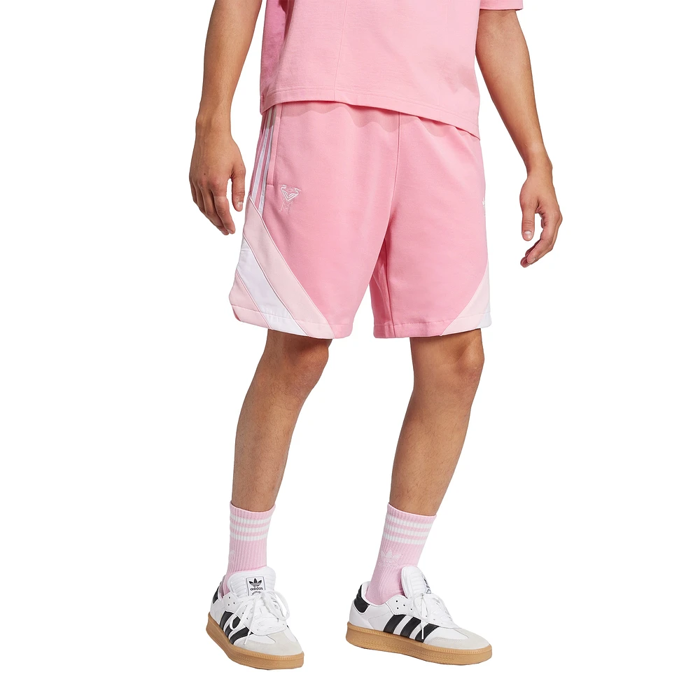 Men's adidas Originals  Light Pink Inter Miami CF Culturewear Collection Shorts