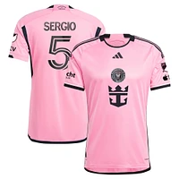 Men's adidas Sergio Busquets Pink Inter Miami CF 2024 2getherness Authentic Player Jersey