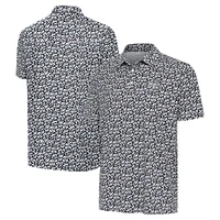 Men's Antigua Gray/Black Inter Miami CF Seasons Polo