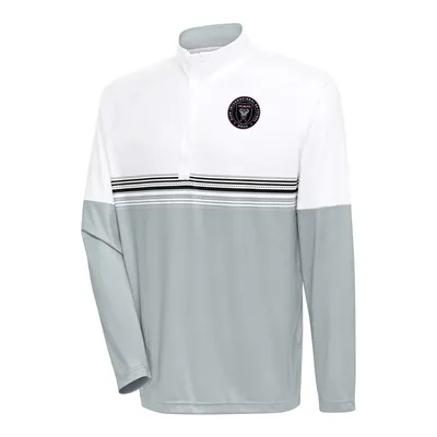 Inter Miami CF Antigua Bender Quarter-Zip Pullover Top