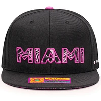 Casquette snapback Foxtail noire Inter Miami CF pour homme