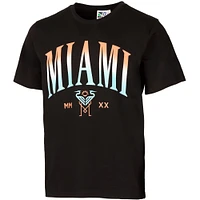 Men's Black Inter Miami CF  Gradient Heavy Relaxed T-Shirt