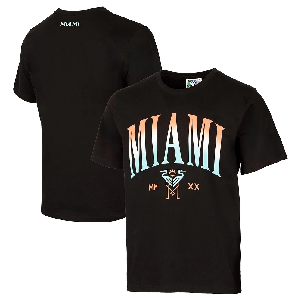 T-shirt noir épais dégradé Inter Miami CF 2024 pour homme