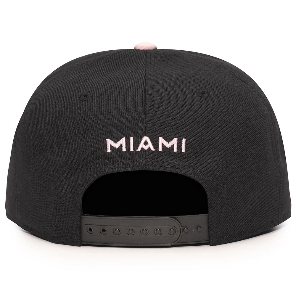 Casquette ajustable noire Inter Miami CF Tahiti pour homme