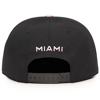 Casquette ajustable noire Inter Miami CF Tahiti pour homme