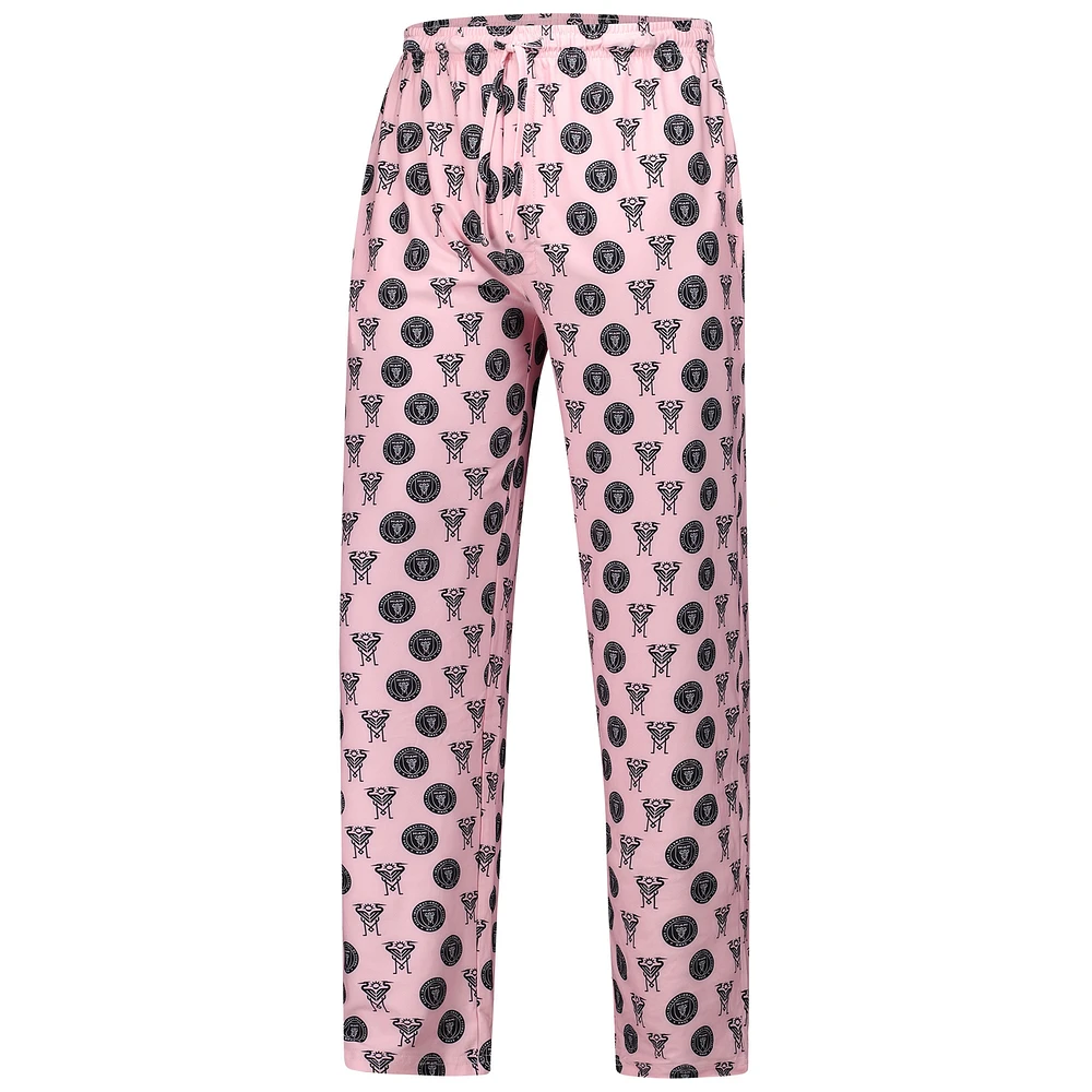 Pantalon de nuit Inter Miami CF Record rose pour homme Concepts Sport